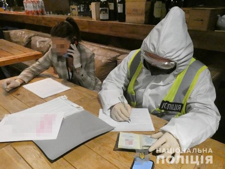 ﻿Правоохоронці склали протокол на керівництво київського ресторану, який працював у карантин