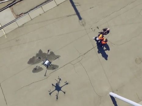 В Киеве для дезинфекции используют беспилотники. Видео