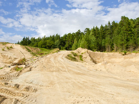 Восьмилетнюю девочку завалило песком в Харьковской области