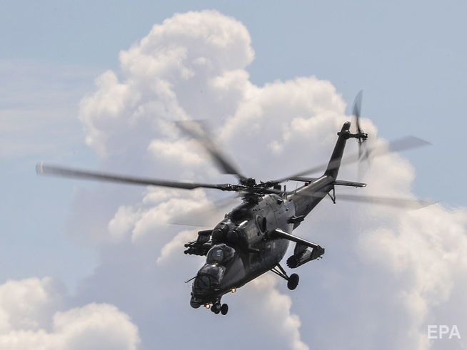 В Крыму разбился российский военный вертолет, один военный погиб