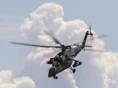 В Крыму разбился российский военный вертолет, один военный погиб