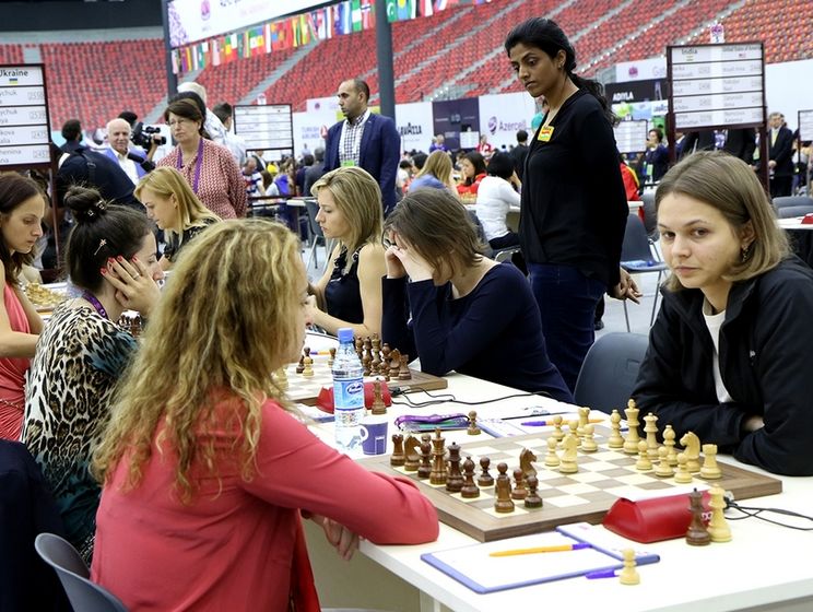 Женская сборная Украины завоевала бронзовые награды Шахматной Олимпиады
