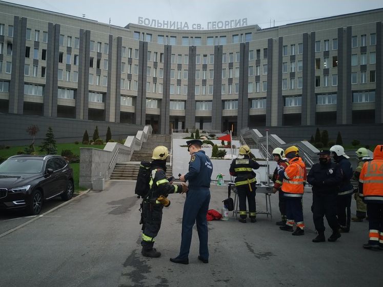 ﻿У Санкт-Петербурзі горіла лікарня, де лікують COVID-19, загинуло п'ять осіб