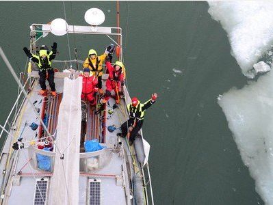 Британский путешественник обогнул Северный полюс, чтобы привлечь внимание к таянию льдов в Арктике