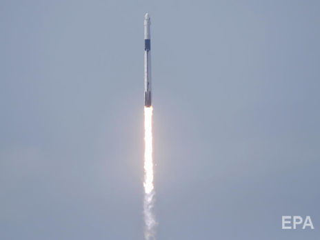 Момент старта корабля SpaceX. Видео