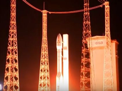 Ракета-носитель Vega с украинским двигателем вывела на орбиту космические аппараты Google
