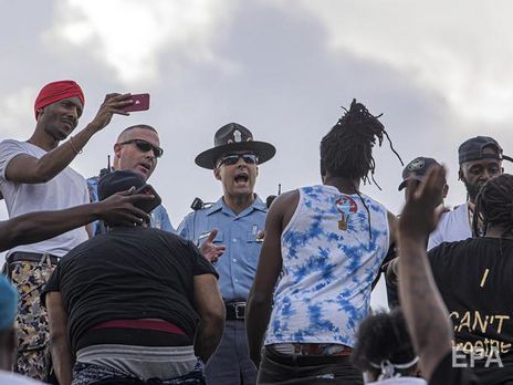 ﻿Під час протестів в Атланті затримали кілька десятків осіб