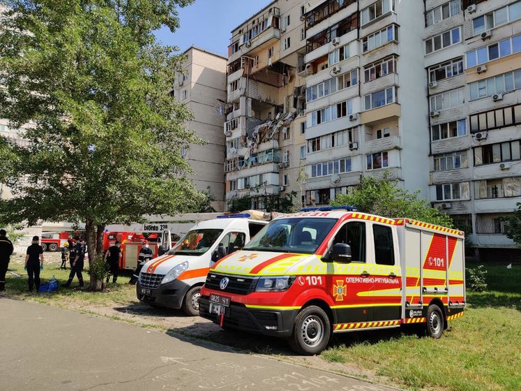 ﻿Кличко заявив, що постраждалий від вибуху будинок, імовірно, потрібно буде розбирати