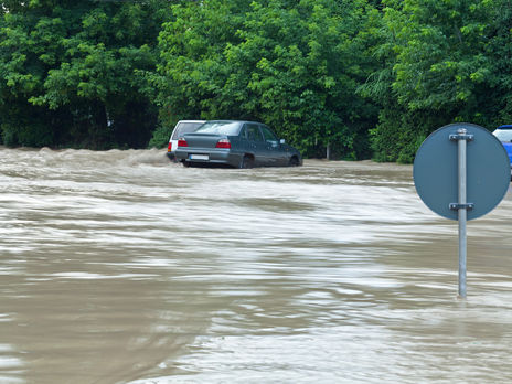 Наводнение на западе Украины. 
