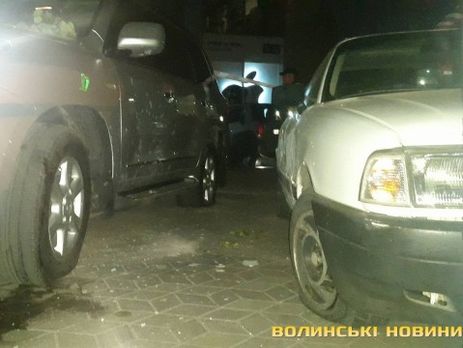 В центре Луцка неизвестные заложили взрывчатку под автомобиль 