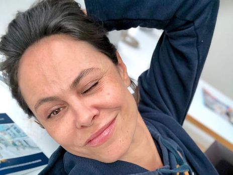 Супруга киевского мэра Кличко поделилась своим фиолетовым настроением