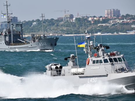 В Черном море отметили день ВМС Украины. Фоторепортаж