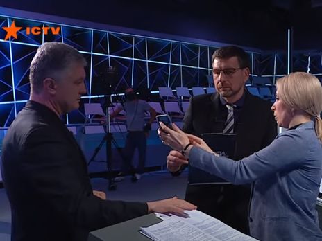 Порошенко и Верещук поругались в прямом эфире. Видео