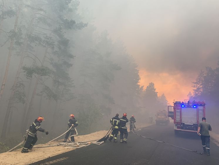 ﻿У Луганській області вирують лісові пожежі, є загиблий