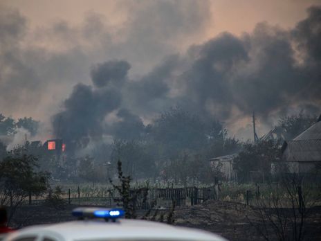 Из-за боевиков к тушению пожаров в Луганской области не смогли привлечь авиацию – облгосадминистрация