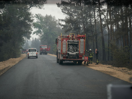 ﻿Пожежі в Луганській області. Через сильний вітер вогонь перекинувся на нові ділянки лісу