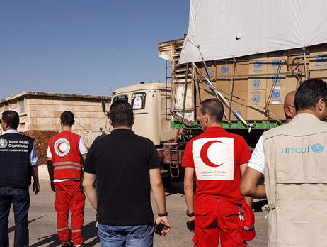 В Сирии разбомбили гуманитарный конвой, есть погибшие