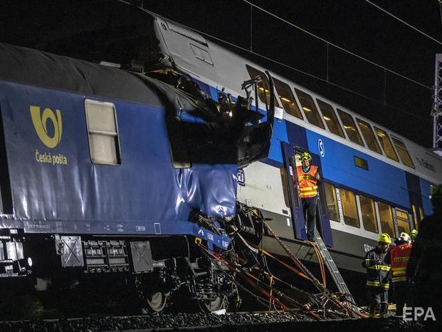 В Чехии столкнулись два поезда, есть погибший и десятки пострадавших