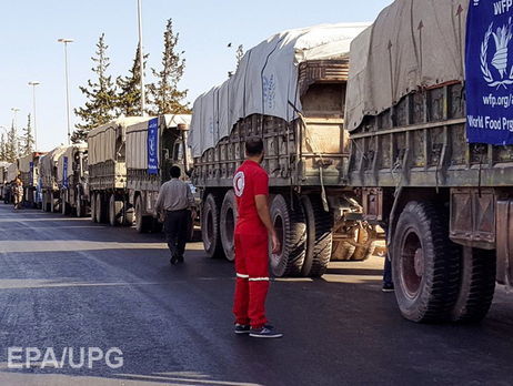 Красный Крест: В результате авиаудара по гумконвою в Сирии погибли 20 человек
