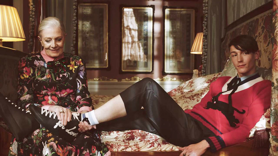 79-летняя актриса Редгрейв снялась в новой рекламе Gucci. Видео