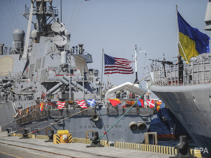﻿У Чорному морі стартували військові навчання Sea Breeze 2020