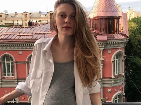 Украинская модель Полканова родила дочь