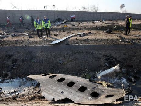 Самолет МАУ разбился в январе в окрестностях Тегерана