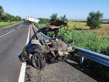 Унаслідок ДТП під Запоріжжям загинуло четверо людей