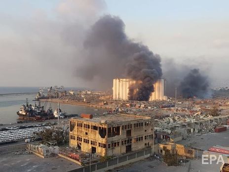 Взрыв произошел в районе порта Бейрута