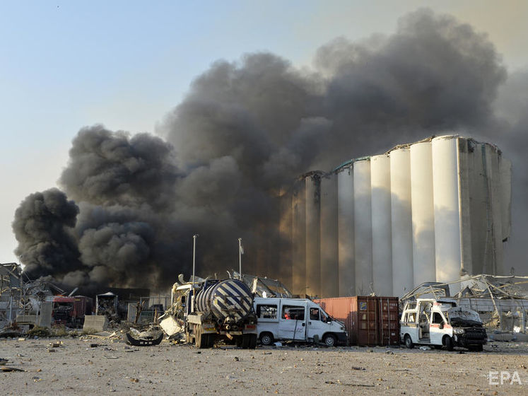 Взрывом в порту Бейрута уничтожено около 85% запасов зерна Ливана