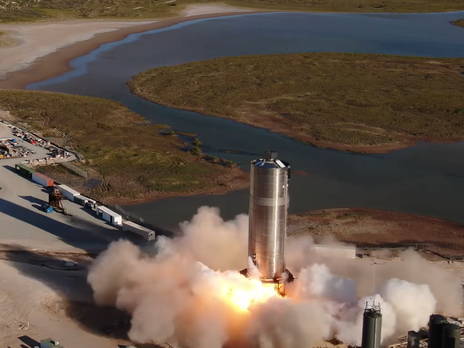 Звездолет Starship взлетел на 150 метров. Видео