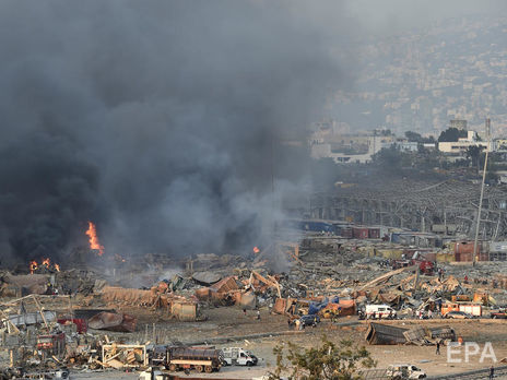 В результате взрыва в Бейруте погибло минимум 10 человек