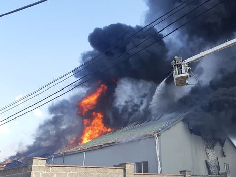 Во Львове ликвидировали пожар. Была угроза взрыва