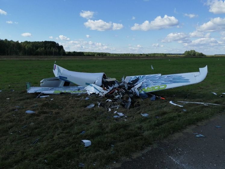 В России во время видеосъемки разбился самолет, погиб пилот