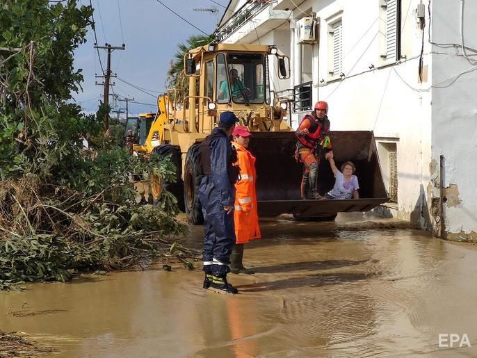 Жертвами наводнения на греческом острове Эвбея стали пять человек