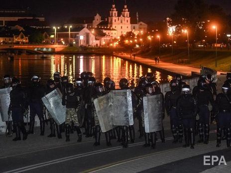 Протесты в Беларуси проходили в ночь на 10 августа