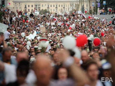Протесты в Беларуси начались 9 августа