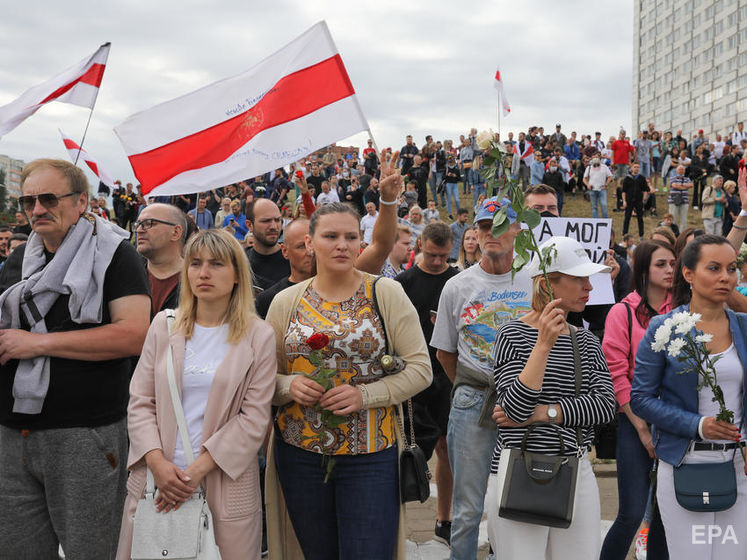 Сьомий день протестів. Тисячі людей у Білорусі вийшли на акції солідарності