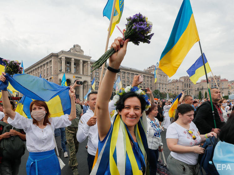 В праздновании 29-й годовщины независимости Украины приняло участие 50 тыс. граждан – Нацполиция
