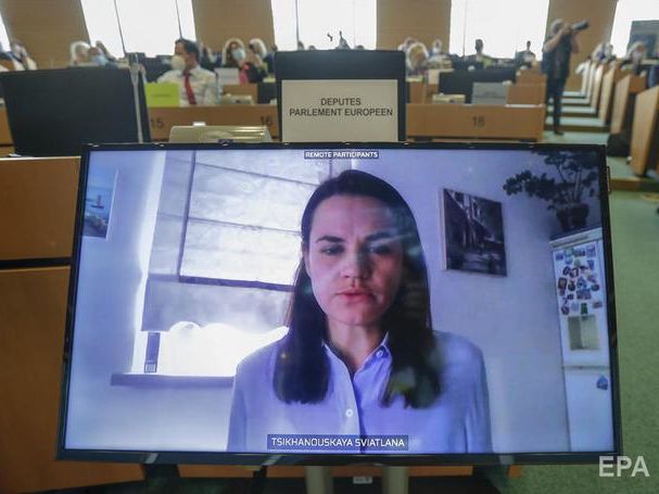 Тихановська – депутатам Європарламенту: Білорусь прокинулася. Ми &ndash; більше не опозиція