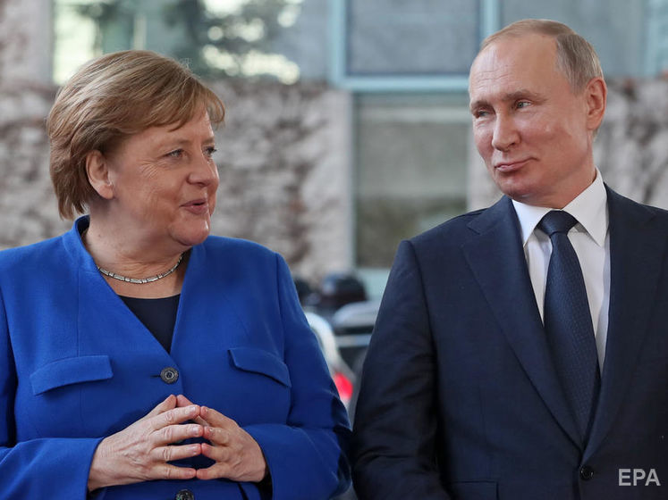 Меркель огорчилась тем, что Путин 
