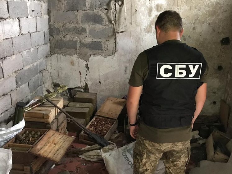 СБУ обнаружила в Донецкой области схрон с оружием добровольческого батальона