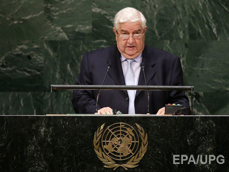 Глава сирийского МИД с трибуны ООН назвал страны, которые, с точки зрения Дамаска, спонсируют терроризм
