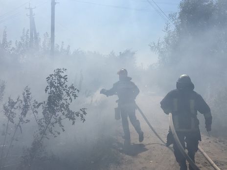 Під час ліквідації пожежі в Луганській області загинув військовий – штаб ООС