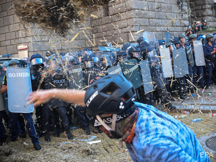 У Болгарії відбулися антиурядові протести. Затримано більш ніж 100 людей