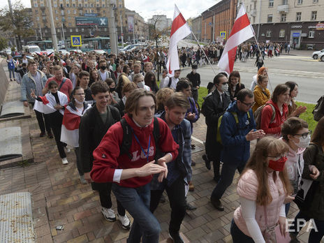 С 9 августа в Беларуси продолжаются массовые акции протеста