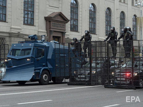 В день проведения Марша единства на улицах Минска было много милиции