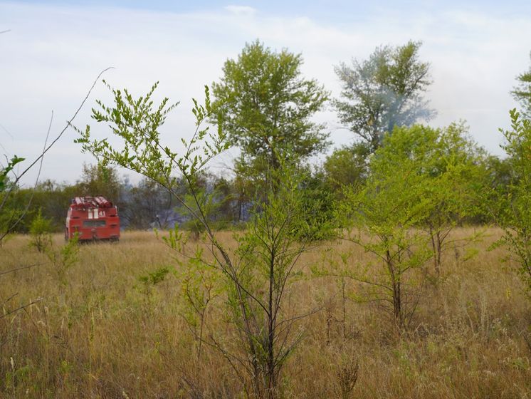 В Луганской области продолжают тушить пожары, открытого огня нет – ГСЧС