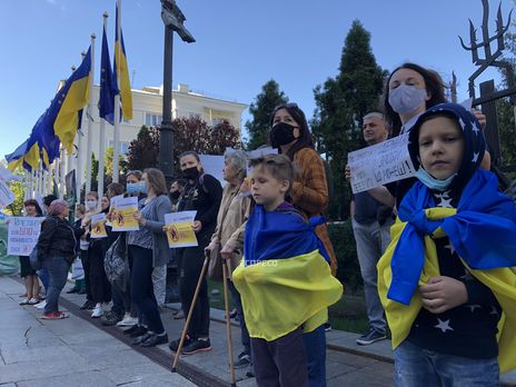 Переселенці в Києві вимагали фінансування житлових програм