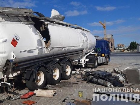 В Киеве взорвалась автоцистерна, есть погибший и пострадавший